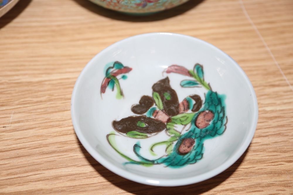 A group of Chinese famille rose ceramics